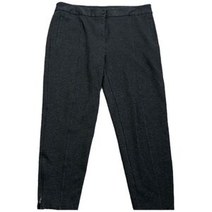 Beta brand gray yoga pants zip in the hem size XLp